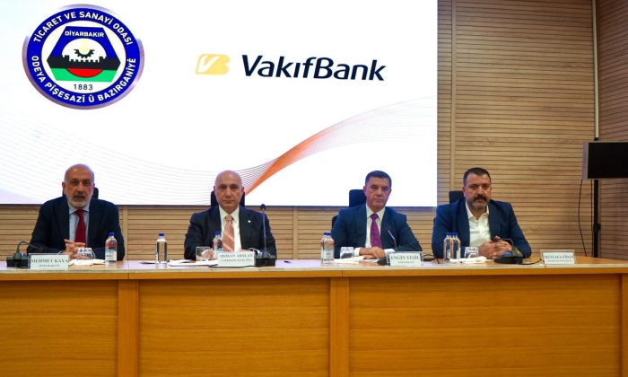 VakıfBank Genel Müdürü Osman Arslan, Diyarbakır iş dünyasıyla buluştu